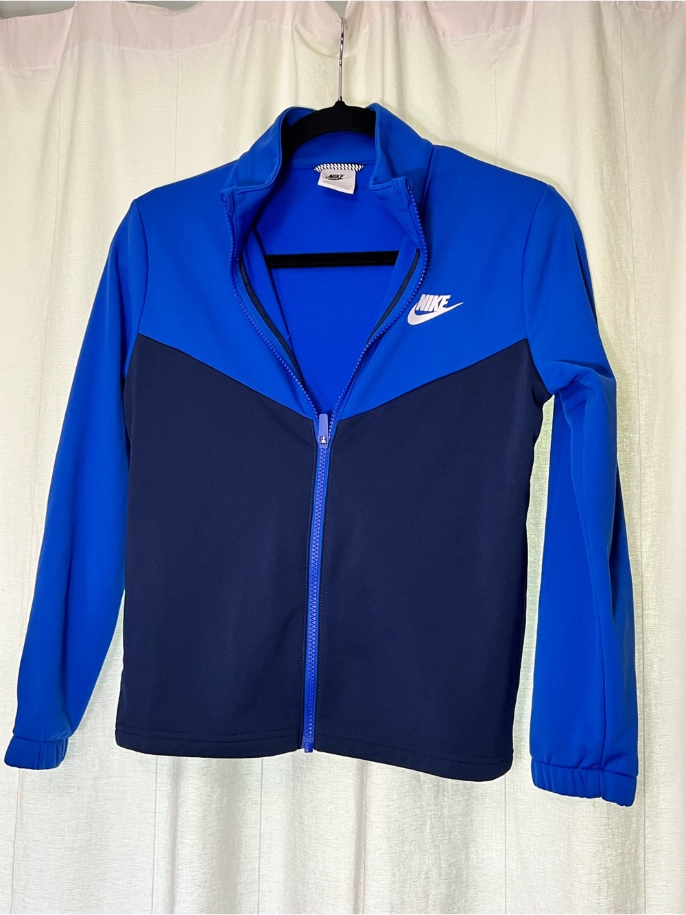 Nike Women’s Medium Blue Full-Zip Athletic Jacket / Track Jacket
